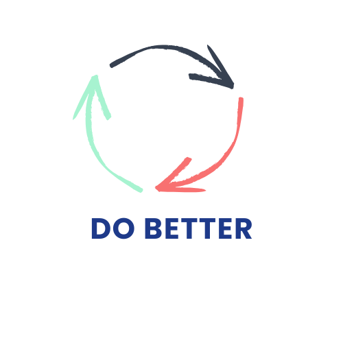 Do Better Coaching Session by Scaling Better logo with three colorful arrows forming a circle