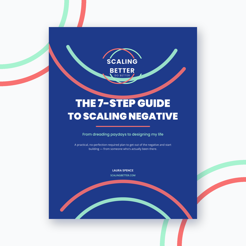 The 7-Step Guide digital workbook cover — Scaling Better digital downloads