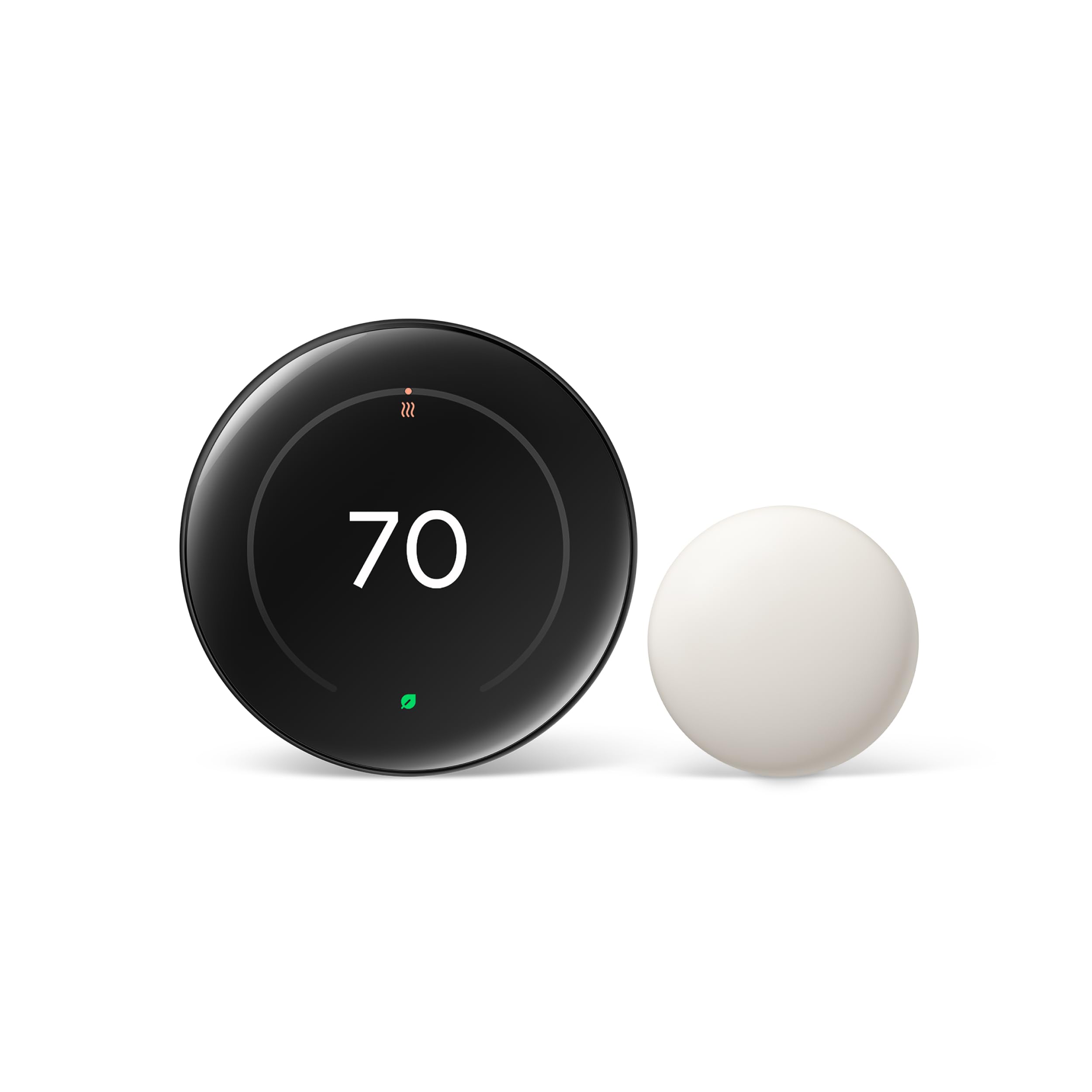 Google Nest Learning Thermostat 4th gen in Polished Obsidian smart home climate control