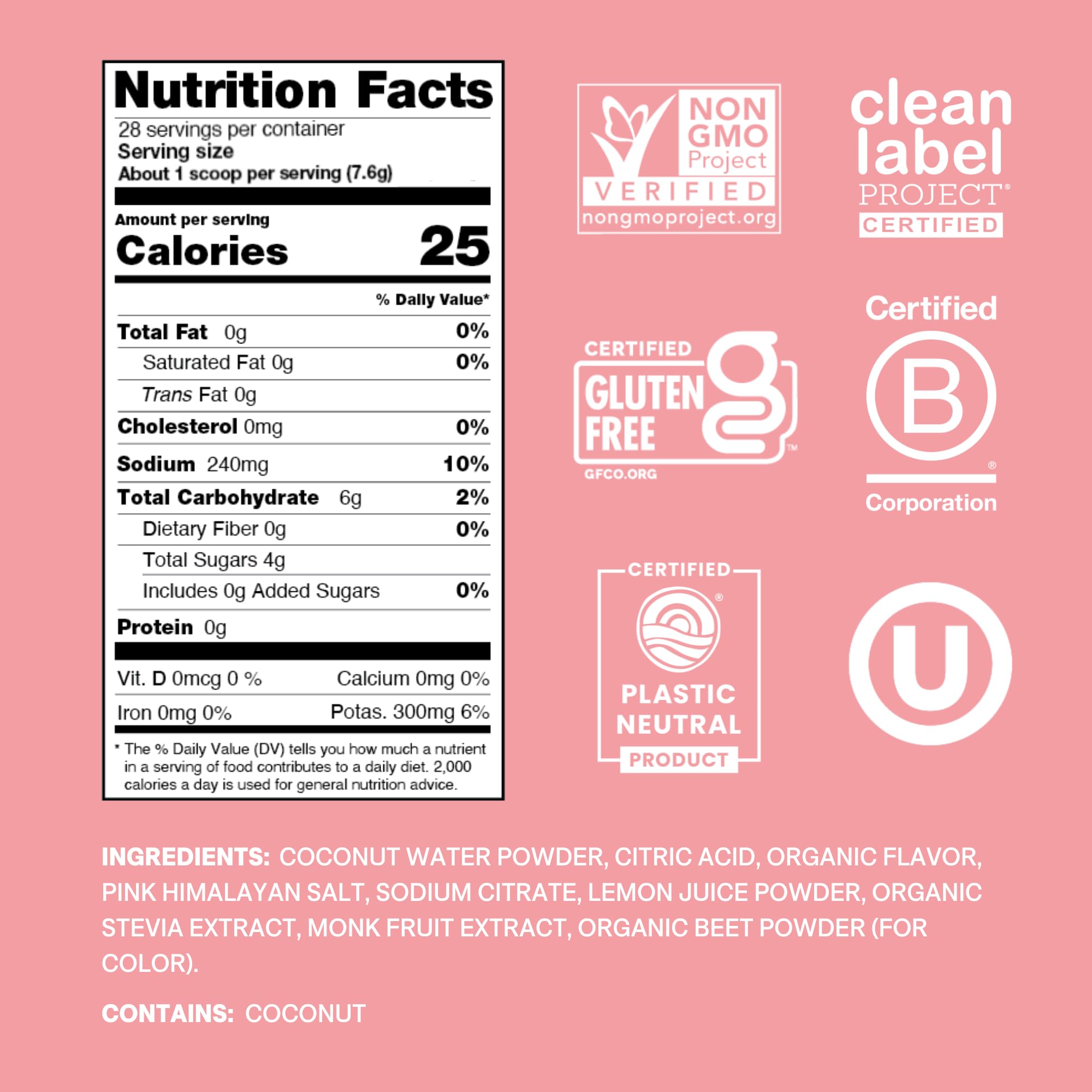 Cure Hydration | 28 Servings Jar - Strawberry Kiwi