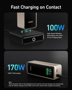 ANKER Prime Power Bank, 27,650mAh 3-Port 250W Portable Charger for Travel, TSA-Approved, Smart App, for MacBook Pro/Air, iPhone 16/15/14 Series, Samsung, Laptops, and More