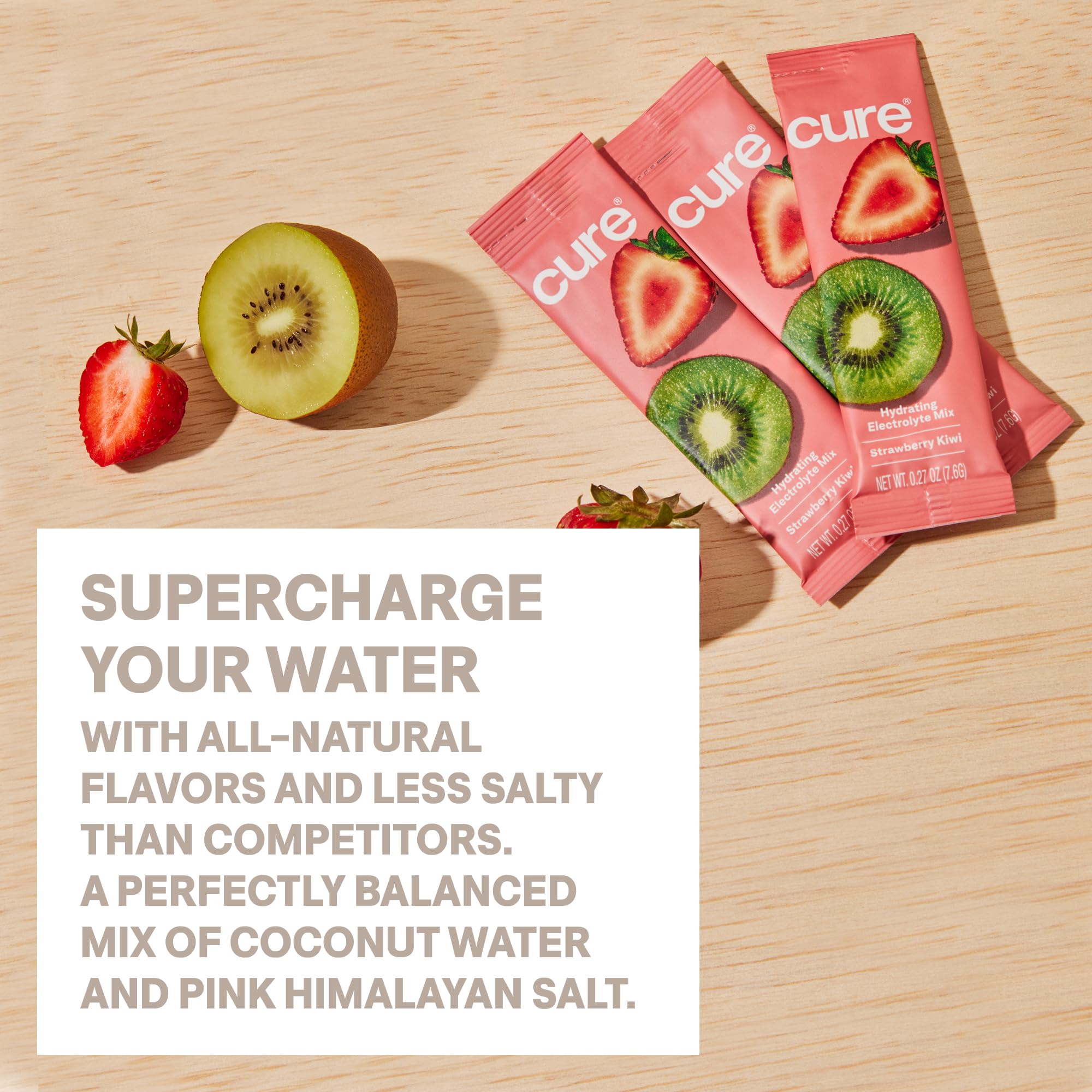 Cure Hydration | 28 Servings Jar - Strawberry Kiwi