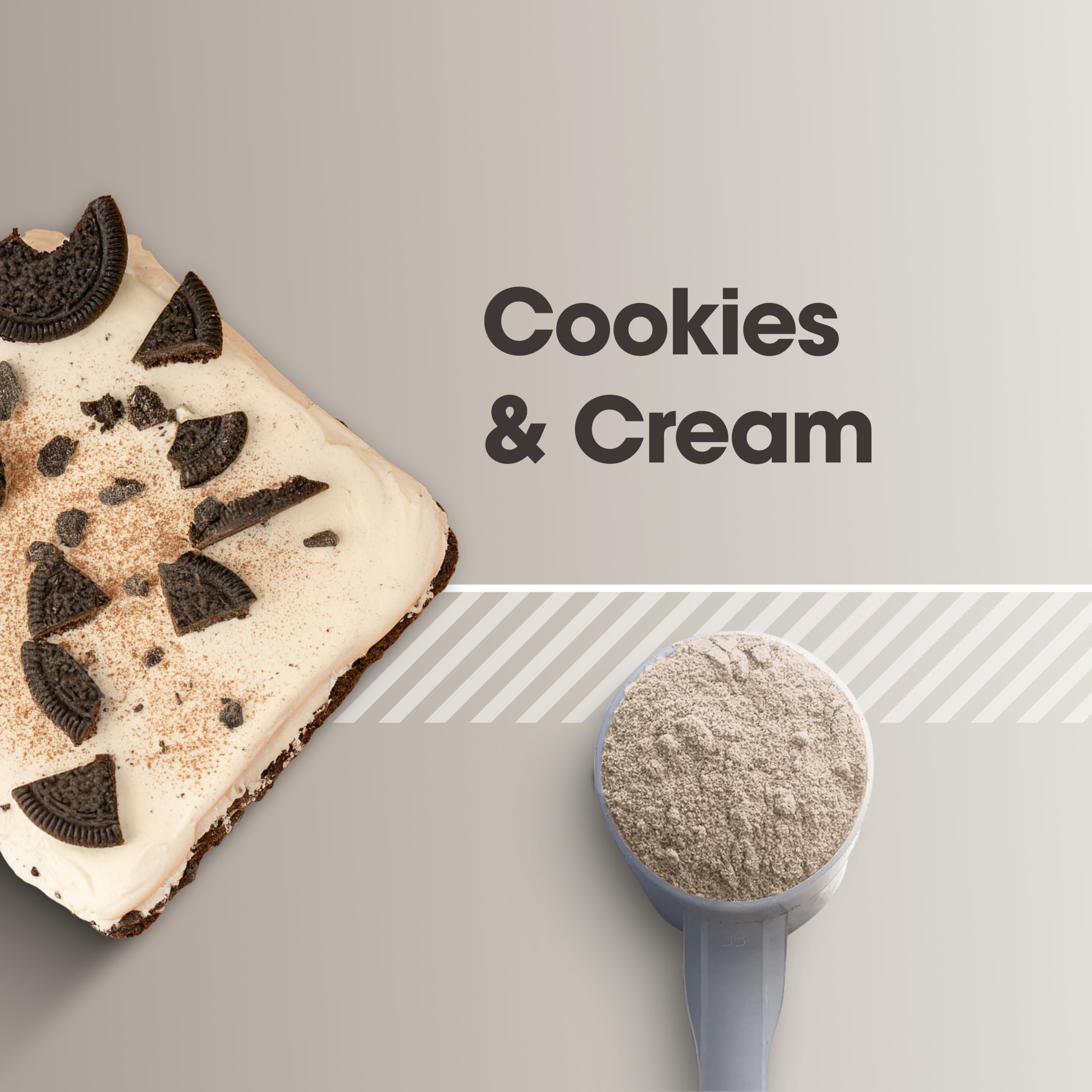 Optimum Nutrition Gold Standard 100% Whey Protein Powder, Cookies & Cream, 5 Pound (Packaging May Vary)
