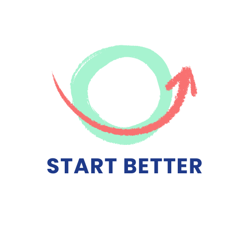 Scaling Better logo with circular arrow and text Start Better representing Start Better Coaching Session