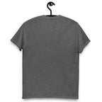 Gray do better motivational tee from Scaling Better shown from the back on a black hanger